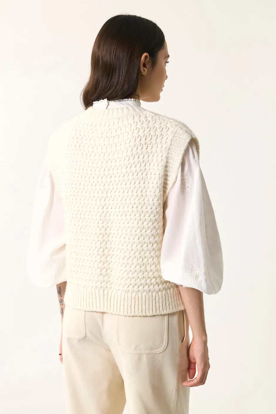 Des Petit Hauts Pulls & Gilets|Gilet sans manches Aster