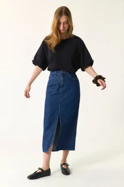 Des Petit Hauts Ensembles New|Denim|Jupe Louria