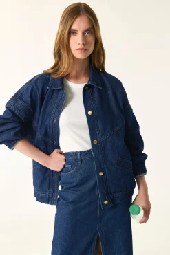 Des Petit Hauts Ensembles New|Denim|Veste Loubia