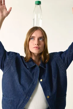 Des Petit Hauts Ensembles New|Denim|Veste Loubia