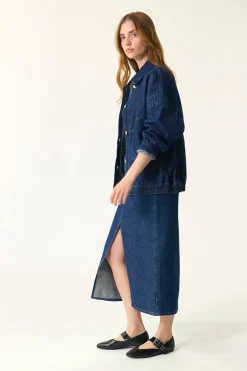 Des Petit Hauts Ensembles New|Denim|Veste Loubia