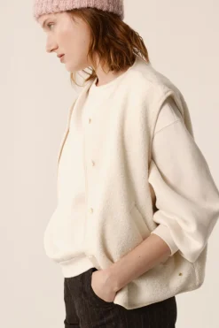 Des Petit Hauts Vestes & Manteaux|Veste maille sans manches Zlata